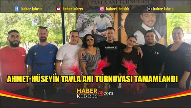 Ahmet-Hüseyin Tavla Anı Turnuvası tamamlandı