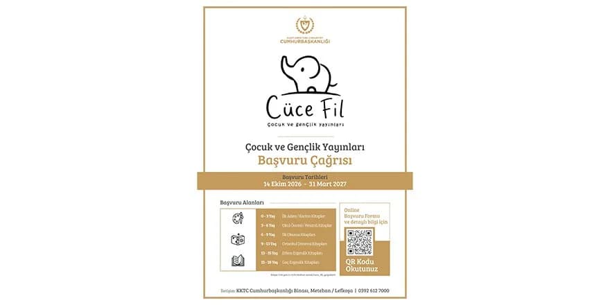 Cumhurbaşkanlığı Cüce Fil Çocuk ve Gençlik Yayınları başvuruları başladı