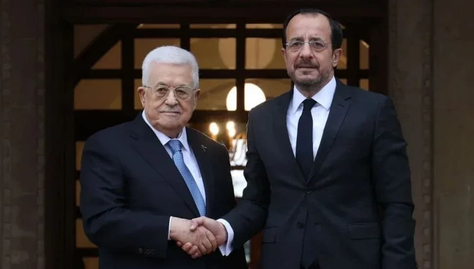 Filistin Devlet Başkanı Abbas, Hristodulidis’le görüştü: Filistin sorunu ve ikili ilişkiler ele alındı
