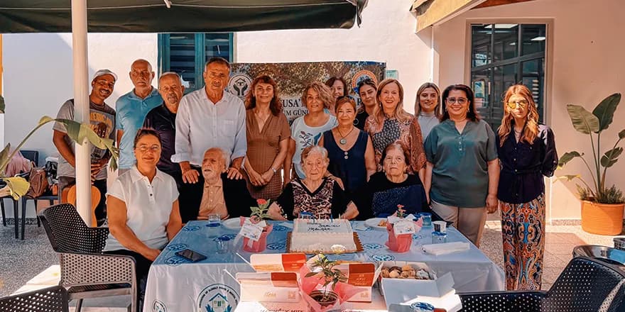 Mağusa’da yaşlılara doğum günü etkinliği