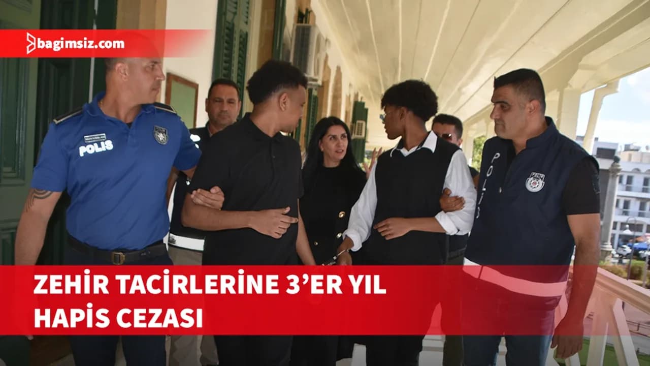 Zehir tacirlerine 3’er yıl hapis cezası