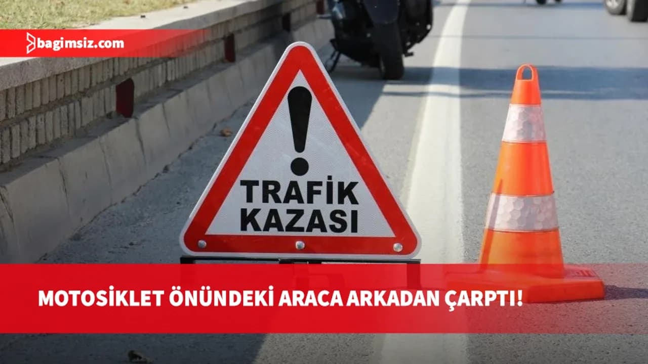 Lefkoşa-Girne Anayolu’nda trafik kazası: Motosiklet araca çarptı, 1 kişi yaralandı