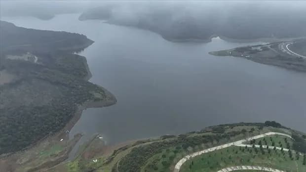 İstanbul'a su sağlayan barajlardaki doluluk bir günde yüzde 7,16 arttı