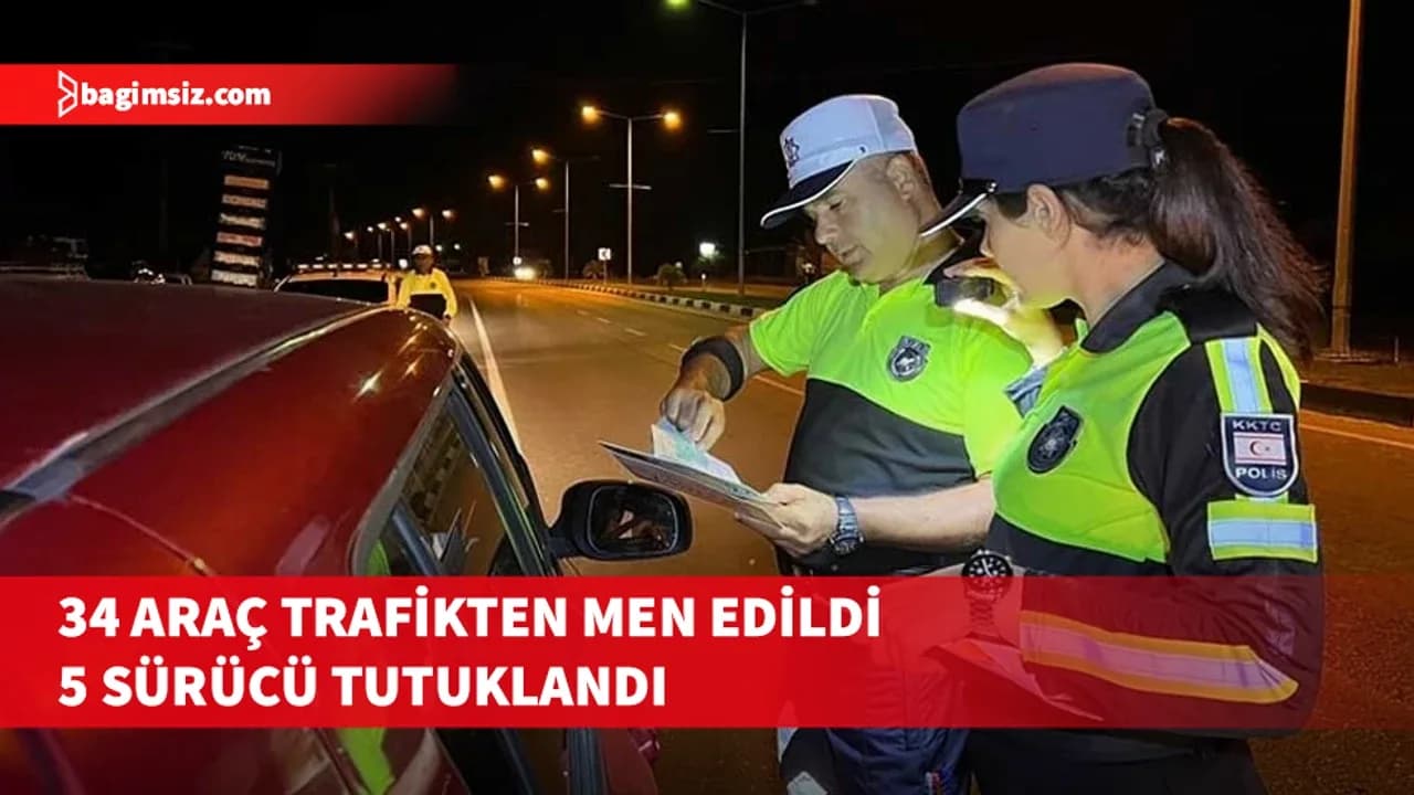 Trafik denetimlerinde 369 araç sürücüsü rapor edildi
