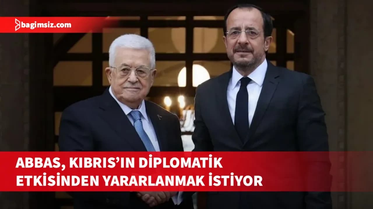 Abbas’tan Güney Kıbrıs’a Filistin-İsrail diyaloğunda arabuluculuk çağrısı