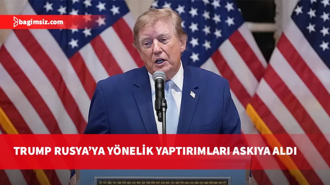 Trump Rusya'ya yönelik yeni yaptırımları askıya alan kararname imzaladı
