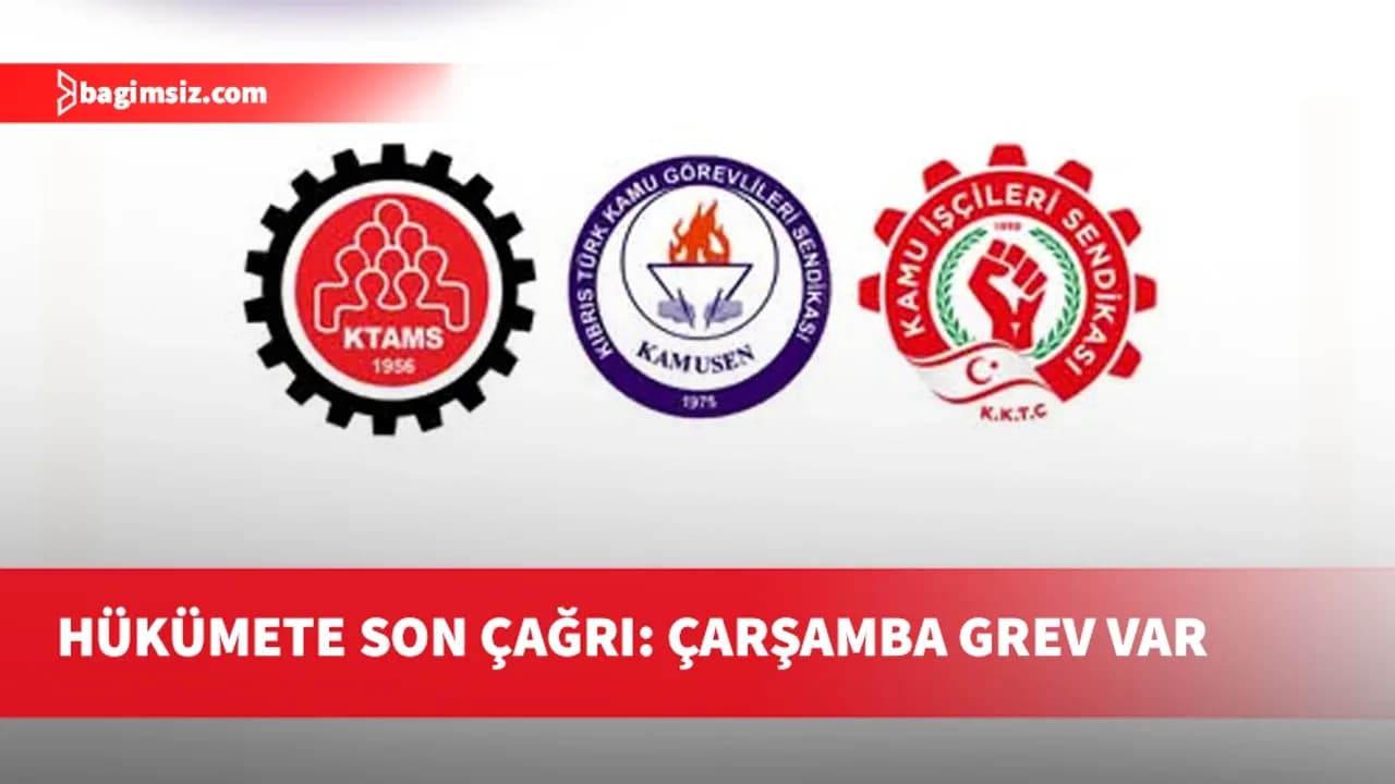 KTAMS’tan grev uyarısı: Talepler karşılanmazsa çarşamba grev var