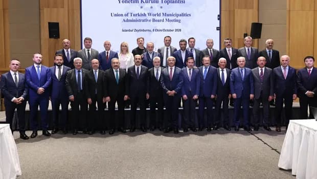 Özçınar Türk Dünyası Belediyeler Birliği toplantısına katıldı