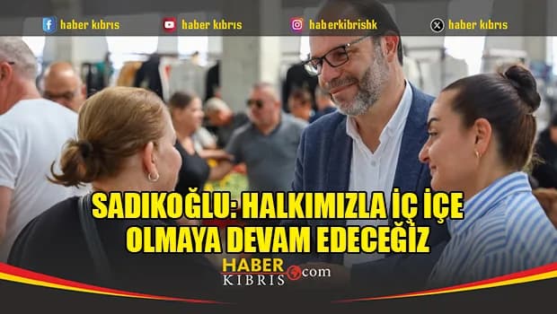 Sadıkoğlu Çifti Kapalı Pazar Yerini Ziyaret Etti