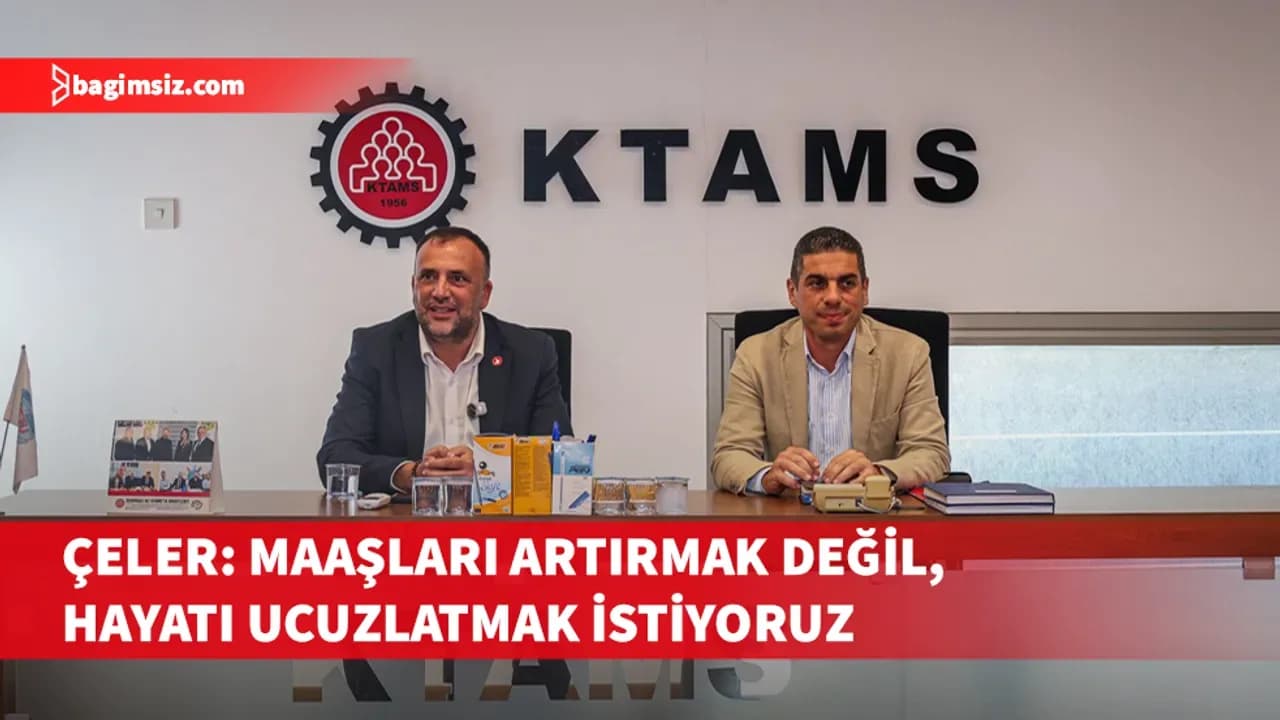 Çeler ve TDP milletvekili adayları KTAMS’ı ziyaret etti