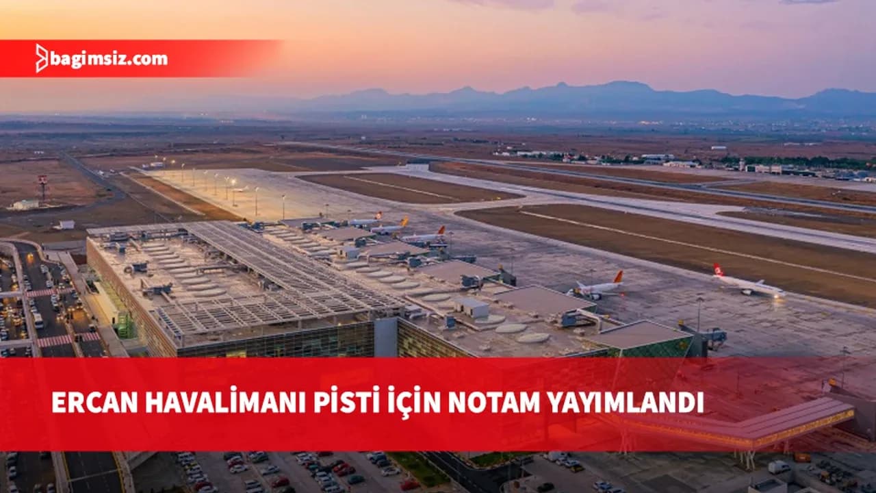 Ercan Havalimanı’nda RWY 11R/29L pistinde lastik izi temizleme çalışması yapılacak