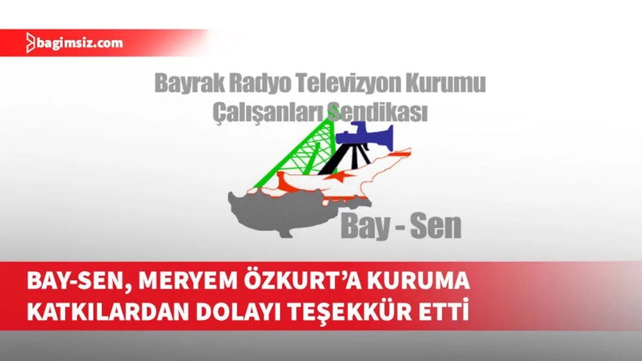 Bay-Sen, Meryem Özkurt’a kuruma katkılardan dolayı teşekkür etti