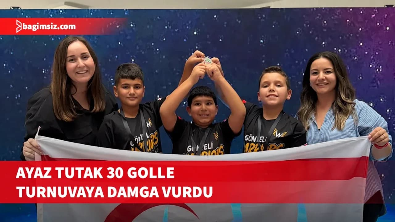 Kıbrıs Robofest öğrencileri Avrupa Drone Futbolu’nda zirvede