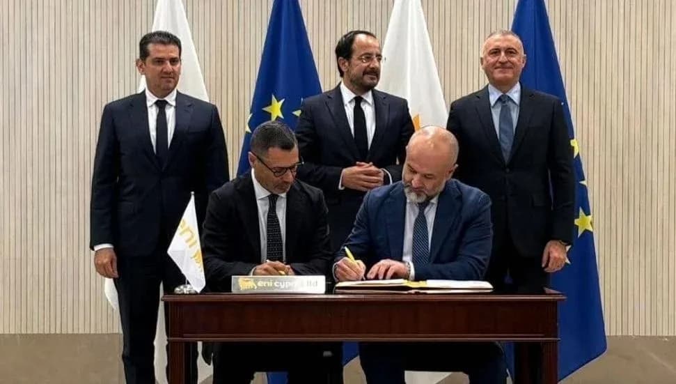 ENI ile Güney Kıbrıs arasında Kronos doğal gaz yatağı için sözleşmeler imzalandı