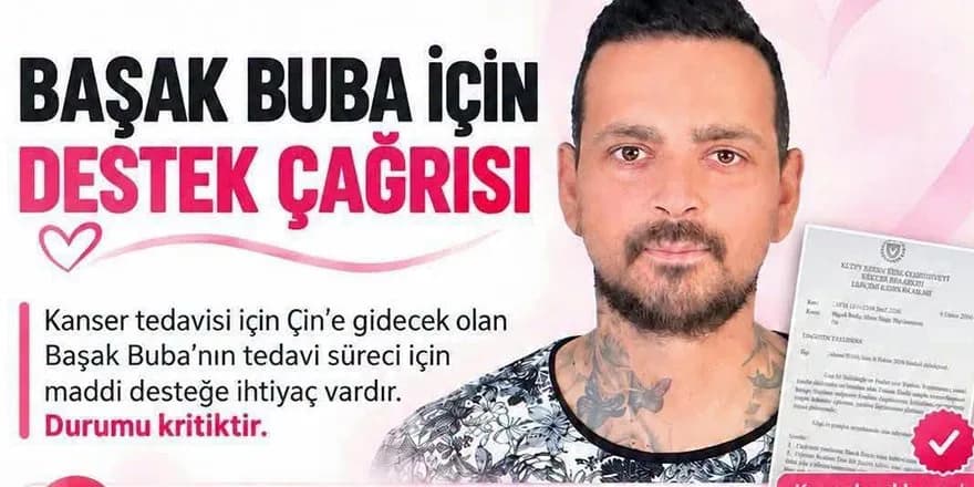 Başak Buba tedavi için Çin’e gidiyor: Destek çağrısı sürüyor