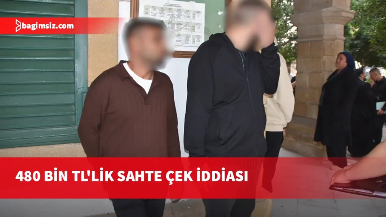 480 bin TL’lik Sahte çek iddiası: 2 zanlı 2 gün tutuklu