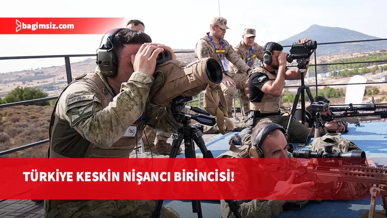 Türkiye uluslararası keskin nişancı yarışmasında birinci oldu