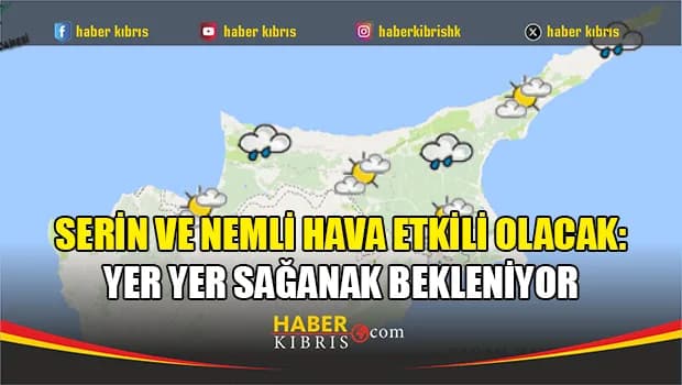 Bugün öğle saatlerinde yer yer sağanak bekleniyor