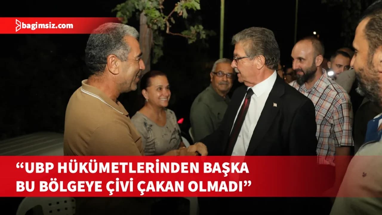 Başbakan Üstel: Güzelyurt’a büyük yatırımlar kazandıran tek parti UBP’dir