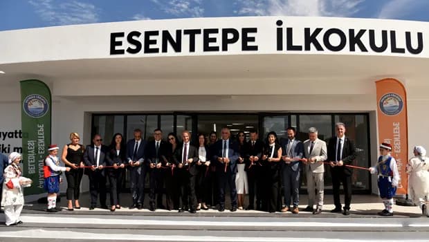 Esentepe İlkokulu yeni okul binası açıldı