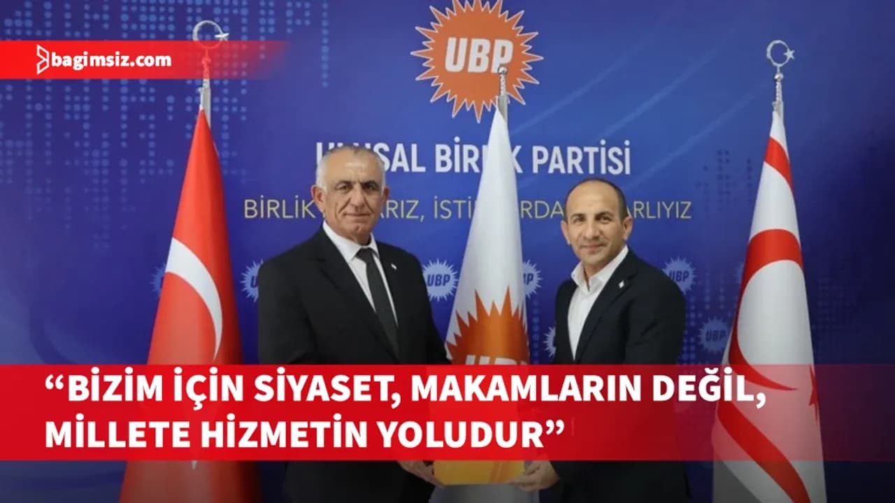 Çavuşoğlu, UBP milletvekilliği aday adaylığı için başvurusunu yaptı