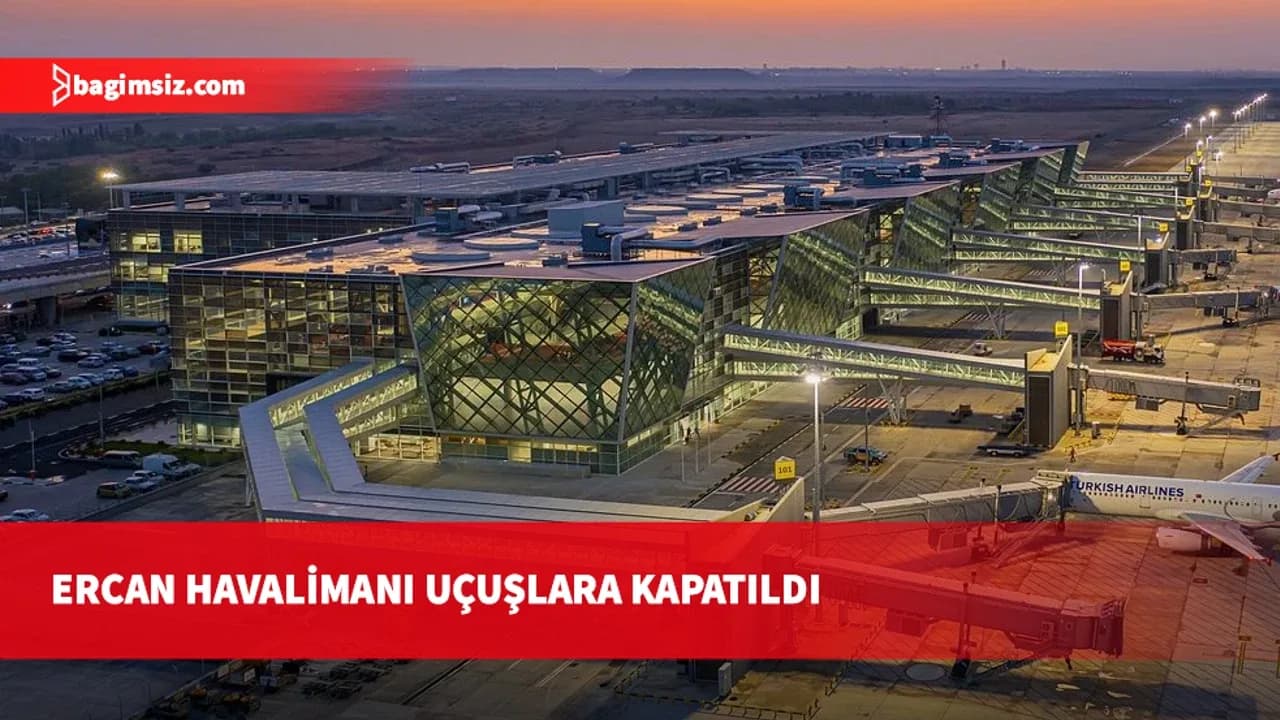 Ercan Havalimanı'nda uçuşlar durduruldu!