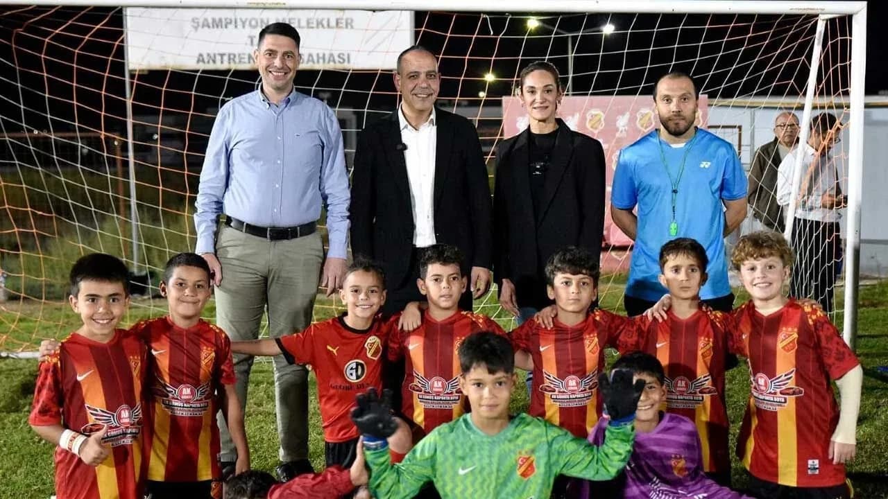 LTB Başkanı ve adayı Harmancı, Çetinkaya Spor Kulübü’nü ziyaret etti