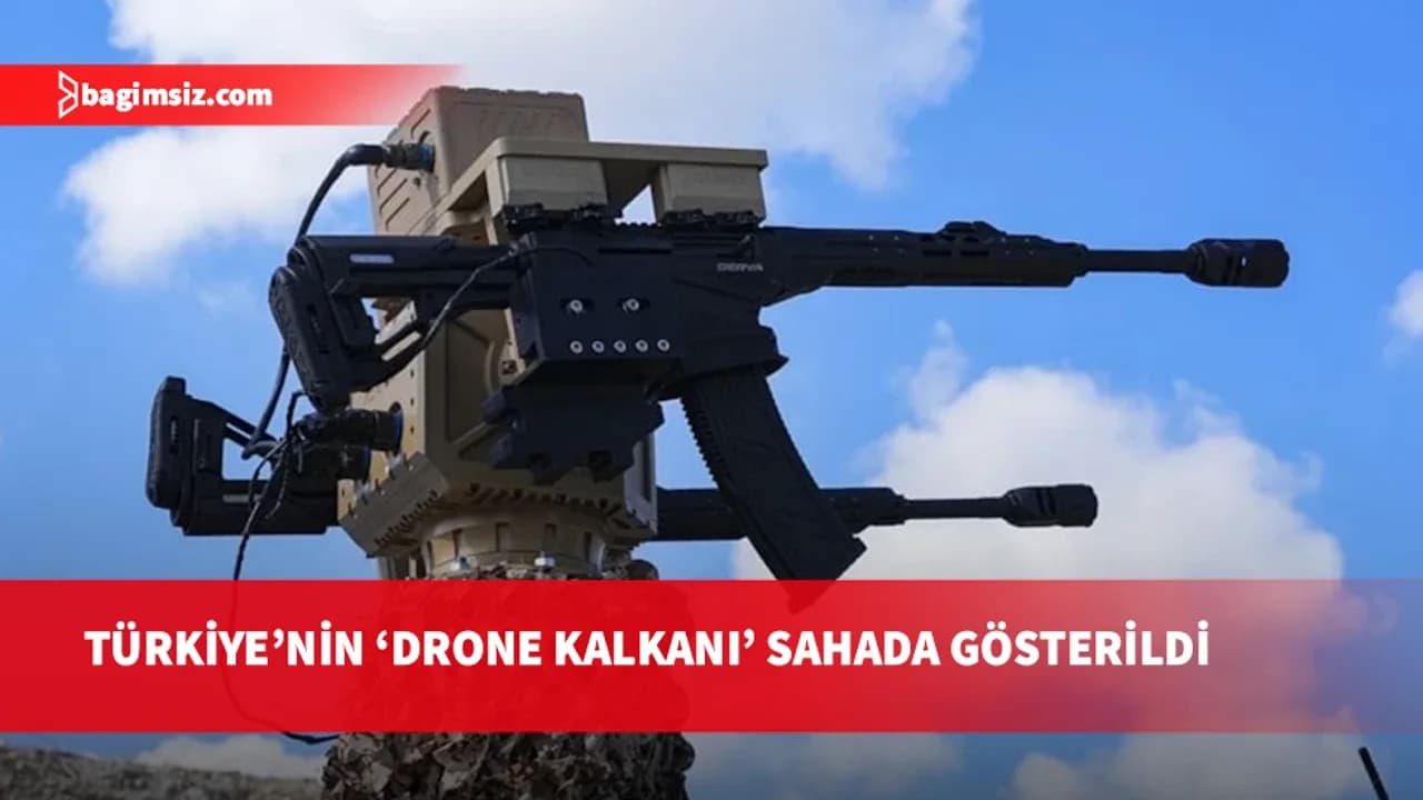 Türk savunma sanayisinin geliştirdiği 'Drone Kalkanı' ilk kez sahada gösterildi