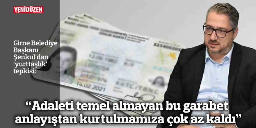"Adaleti temel almayan bu garabet anlayıştan kurtulmamıza çok az kaldı"