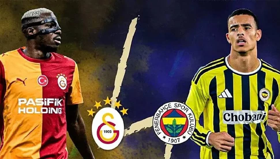 CANLI- Süper Lig'in 9. haftasında derbi heyecanı: Galatasaray, Fenerbahçe'yi konuk ediyor