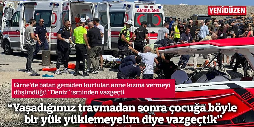 "Yaşadığımız travmadan sonra çocuğa böyle bir yük yüklemeyelim diye vazgeçtik"