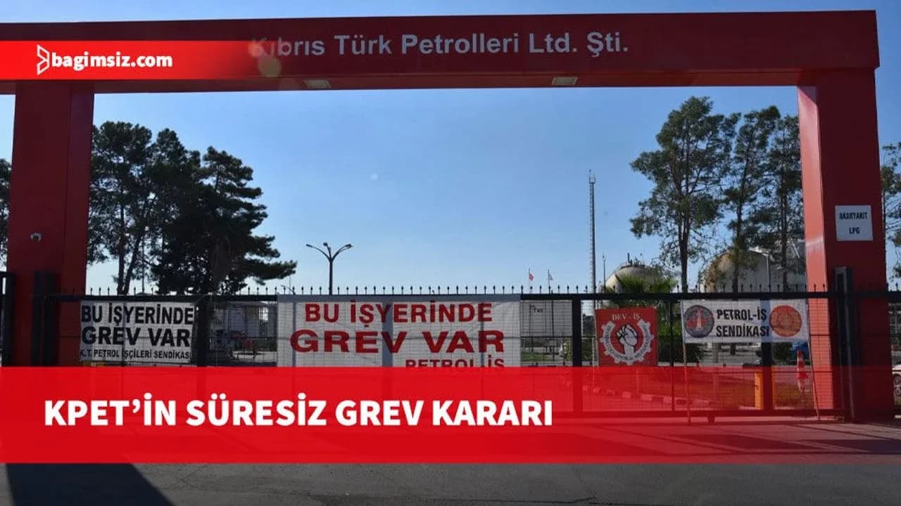 KPET’te 9 personel için süresiz greve gidileceklerini belirtti