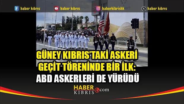 1 Ekim töreninde ABD detayı: Amerikan askerleri geçit töreninde