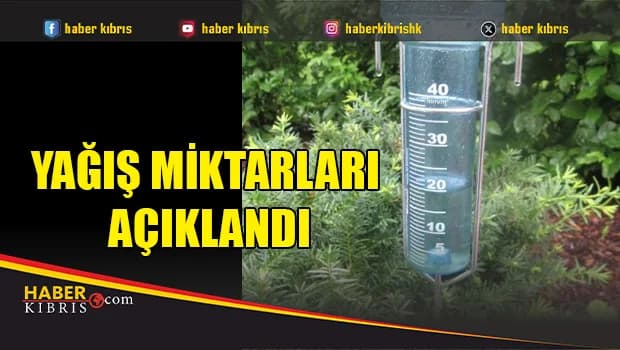 Son yağış miktarları açıklandı…