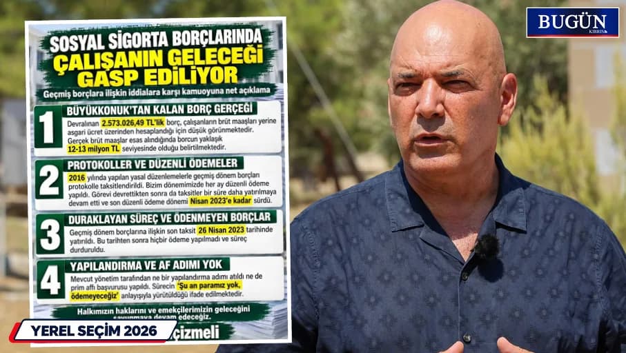 Sarıçizmeli: “Sosyal sigorta borçlarının ödenmesi Nisan 2023’te durduruldu”
