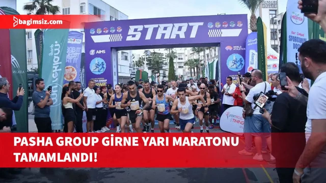 Pasha Group Girne Yarı Maratonu Tamamlandı!
