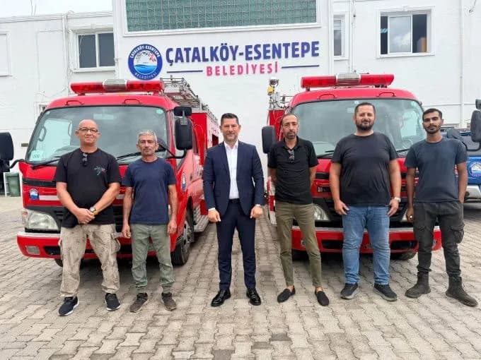 Çatalköy-Esentepe Belediyesi, afetlere müdahale için iki yeni araç aldı