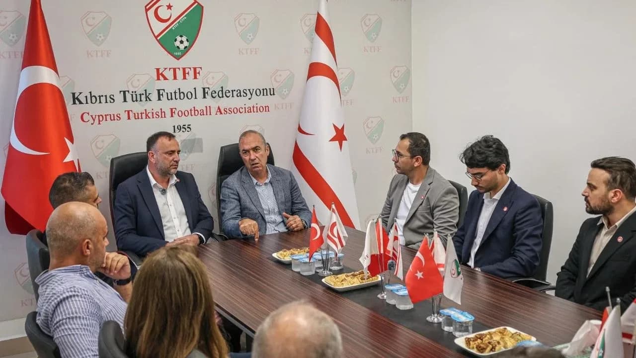 TDP heyeti KTFF’yi ziyaret etti: Gençlik ve Spor Bakanlığı kurulmalı