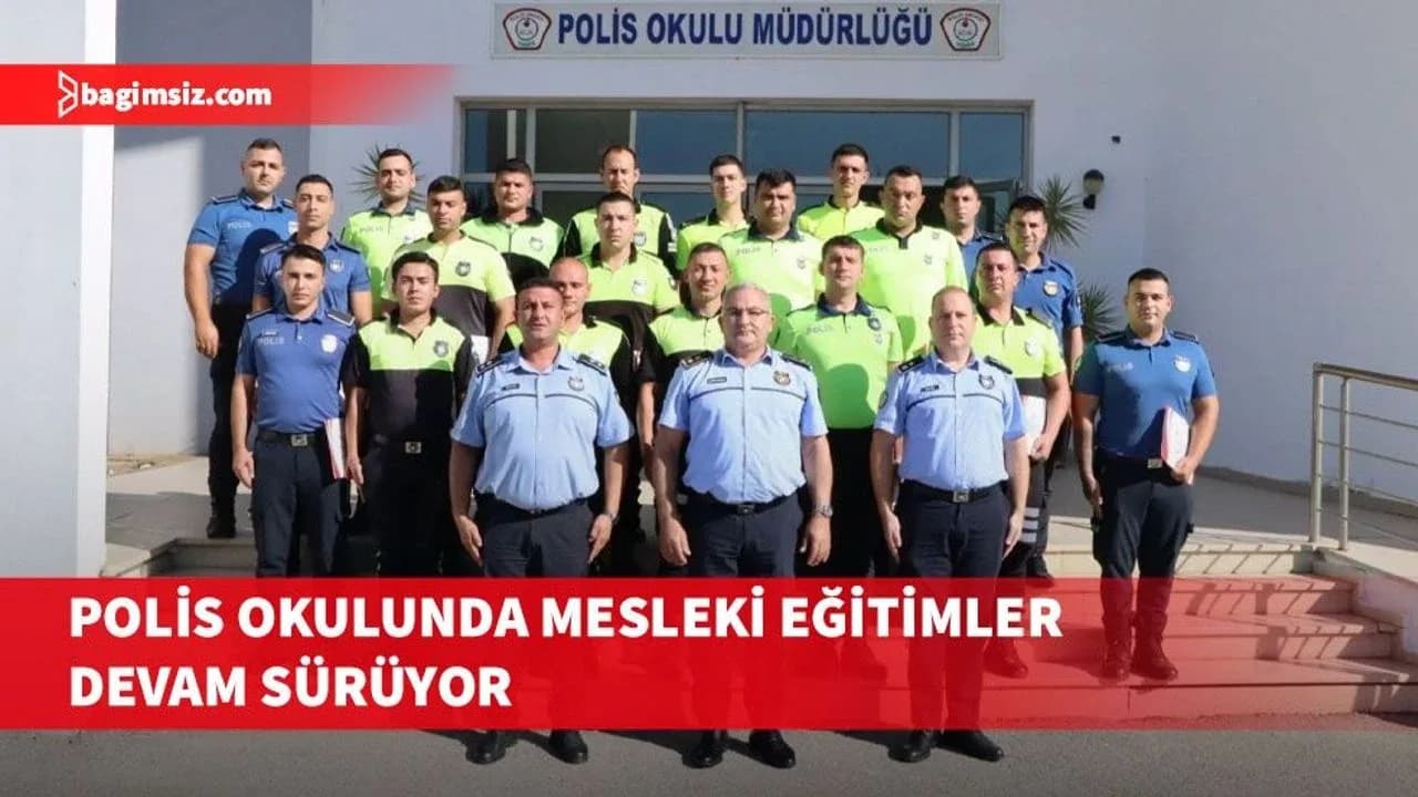 Polis Okulunda mesleki eğitimler devam ediyor