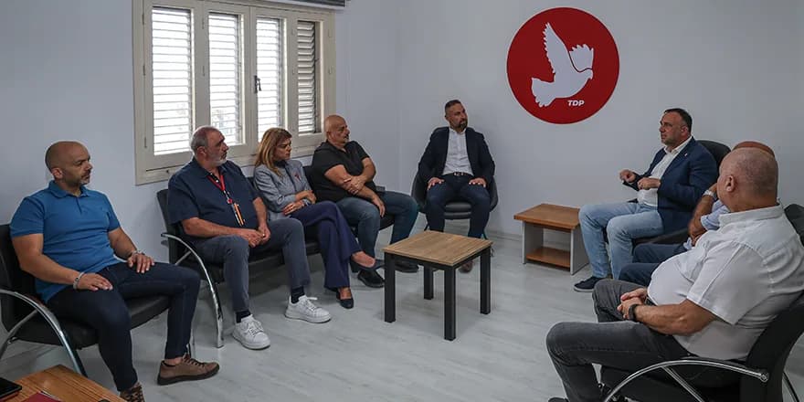 TDP, KTÖS heyetini kabul etti