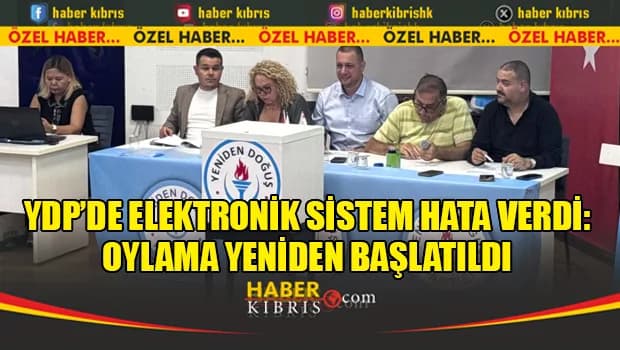 YDP’de sistem hatası: Oylama yeniden başladı