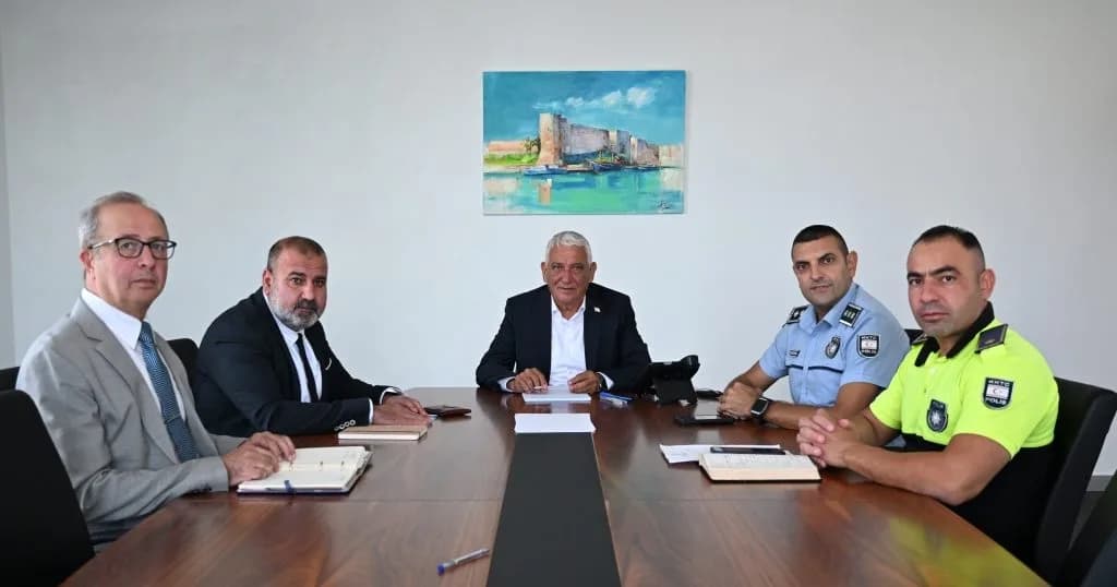 Güzelyurt’ta üniversite öğrencilerinin trafik güvenliği görüşüldü