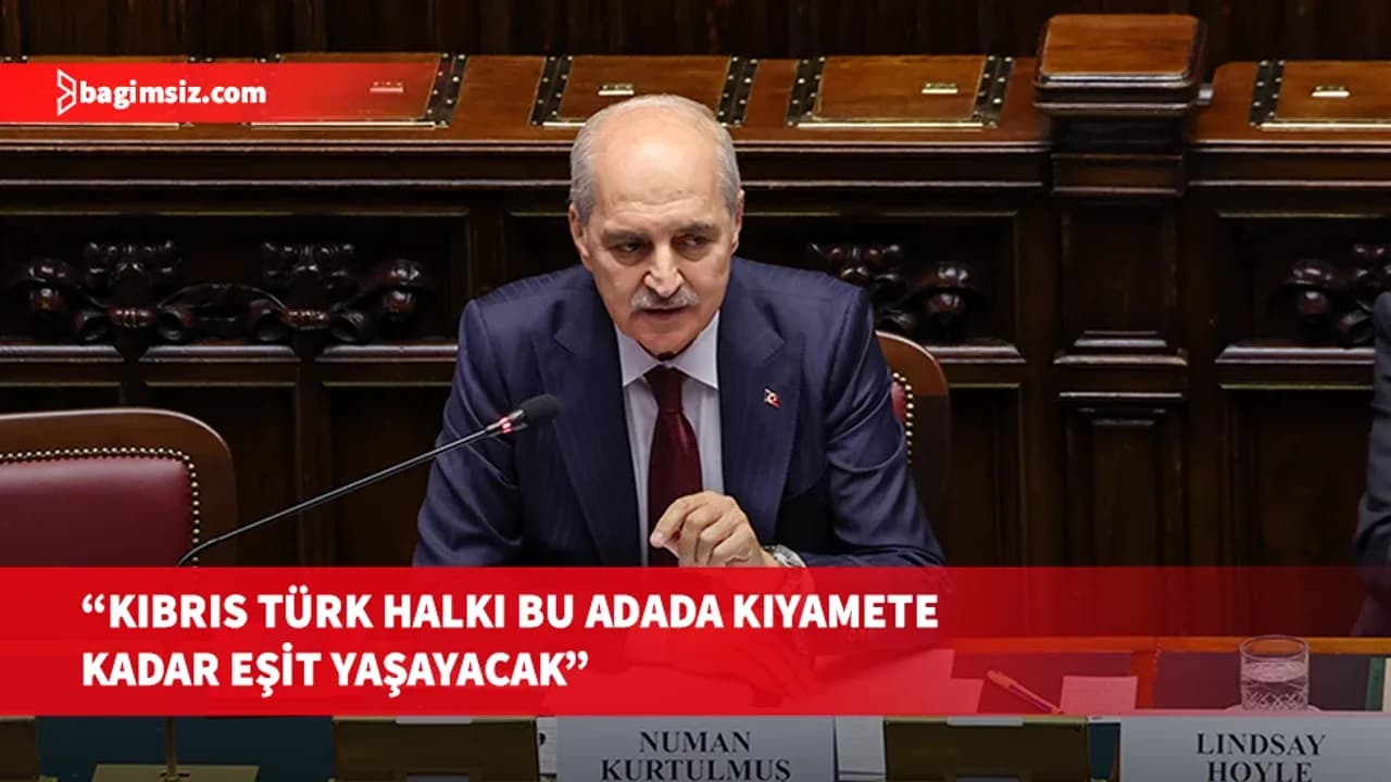 TBMM Başkanı Kurtulmuş: Türk tarafını yok sayarak Kıbrıs’ta hiçbir çözüm olamaz