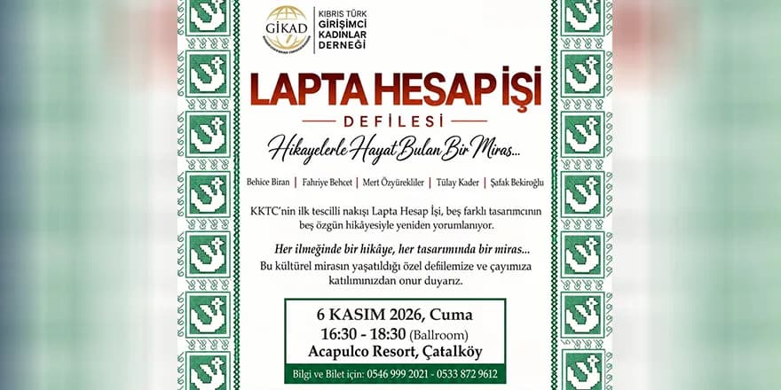 Çatalköy'de Lapta Hesap İşi defilesi düzenleniyor