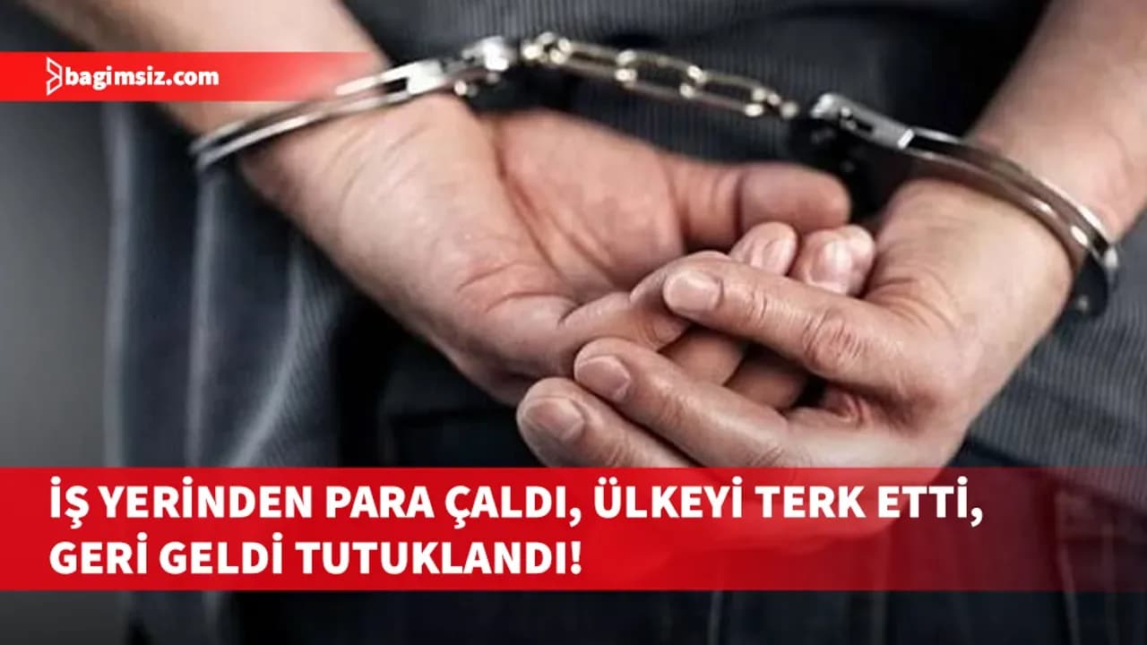İş yerinden 46 bin TL para çalan şahış KKTC'ye giriş yaparken tutuklandı
