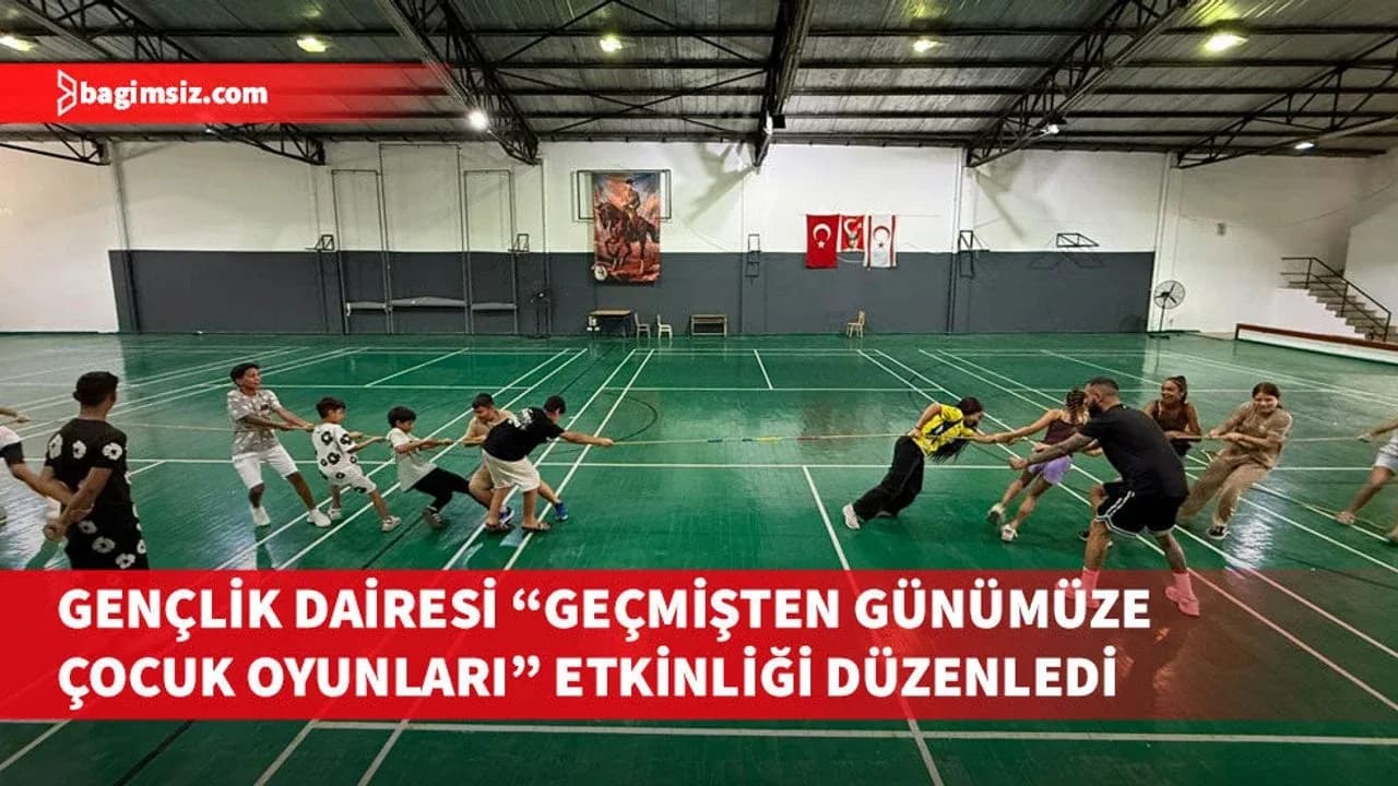 Gençlik Dairesi “Geçmişten Günümüze Çocuk Oyunları” etkinliği düzenledi