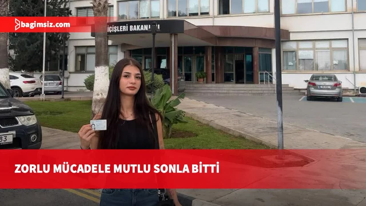 Doğup büyüdüğü ülkede "kaçak" diye tutuklanmıştı: Fatoş Horuz KKTC kimliğine kavuştu