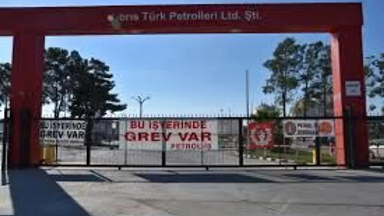 Kozali: Kıbrıs Türk Petrollerinde yarın süresiz grev başlatılacak