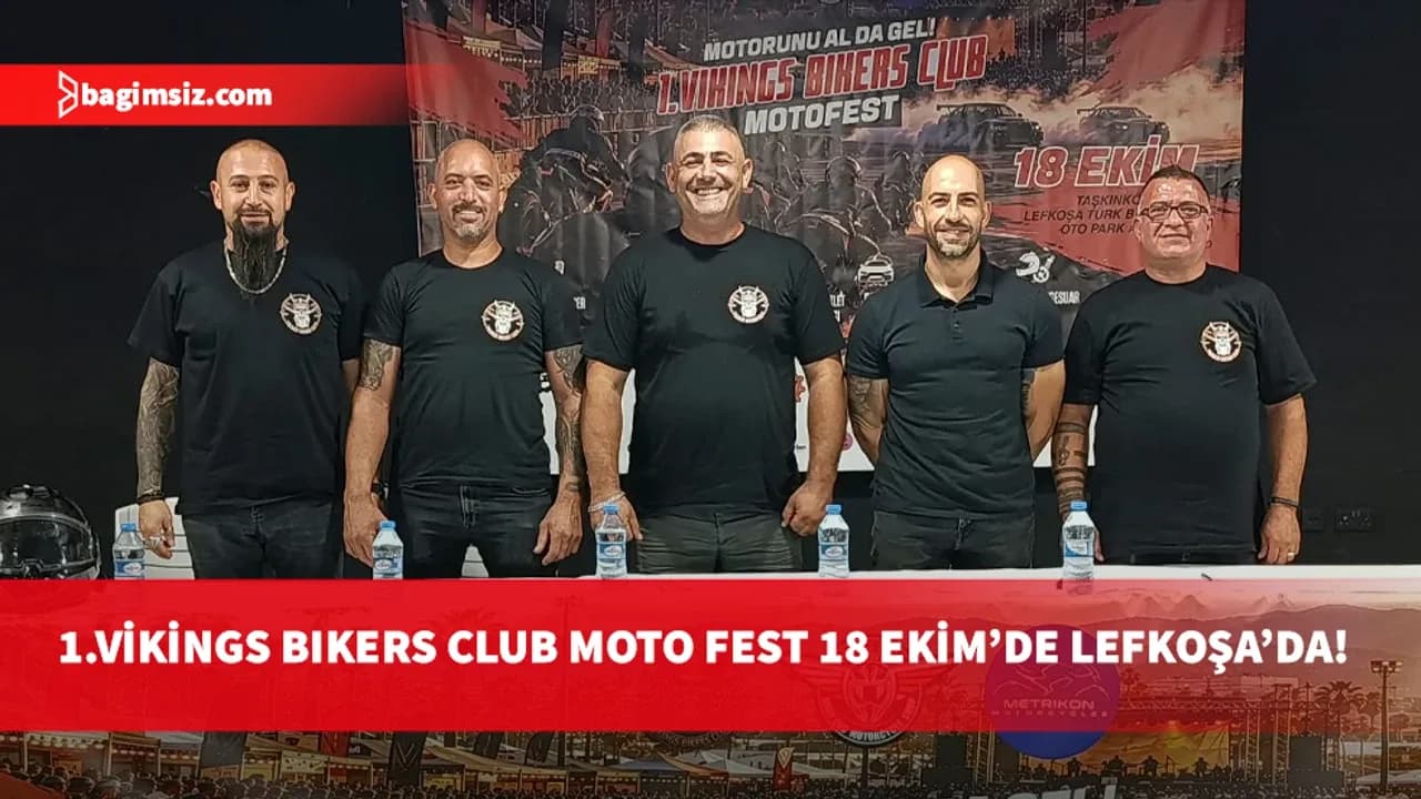 Lefkoşa'da adrenalin tavan yapacak: 1. Vikings Moto Fest 18 Ekim'de start alıyor!