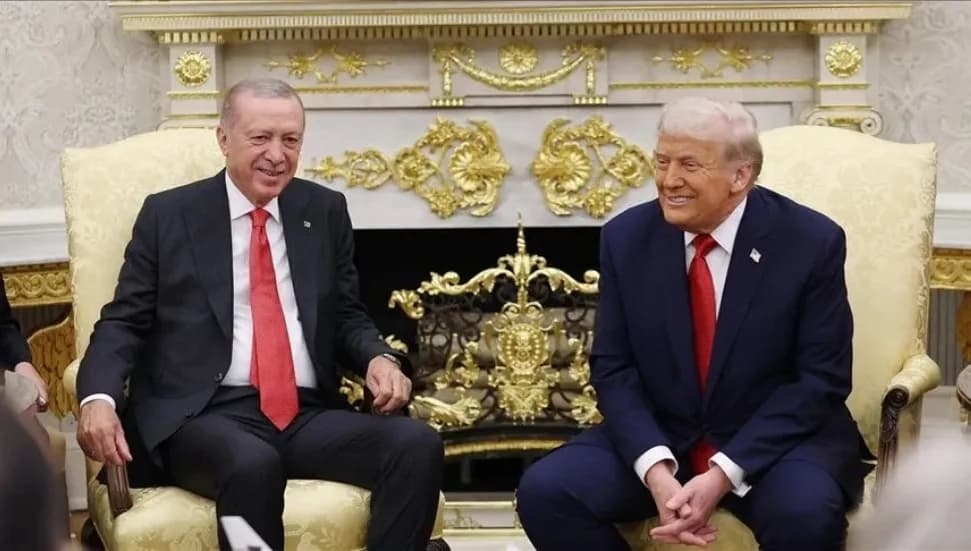 Türkiye Cumhurbaşkanı Erdoğan, ABD Başkanı Trump ile görüştü